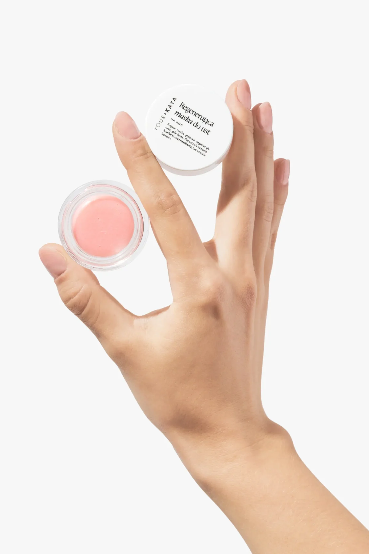 Packshot – balsam do ust Your KAYA w słoiczku, naturalna pielęgnacja, zdjęcie produktowe | Packshot Warszawa